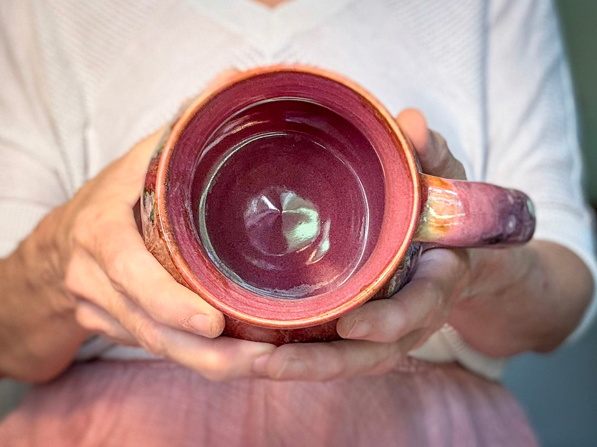 17-E Pink PROTOTYPE Flared Mug, 22 oz.