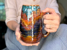 Load image into Gallery viewer, 17-A Rainbow Valley Swirly Mug - MISFIT, 28 oz. - 15% off