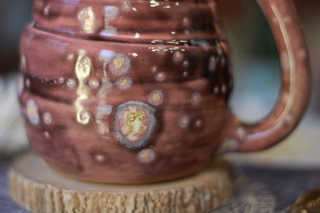 16-E Pink PROTOTYPE Textured Mug, 18 oz.