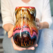 Load image into Gallery viewer, 02-B Desert Oasis Gourd Mug, TOP SHELF - 24 oz.