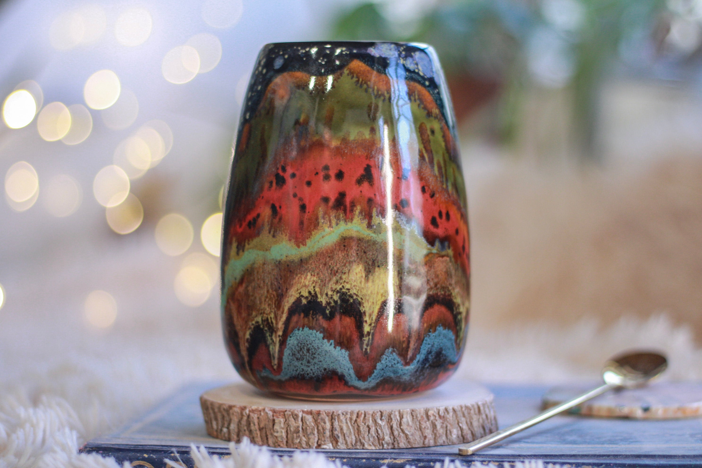 02-A Green Mountain Midnight Mug - TOP SHELF MISFIT, 24 oz.