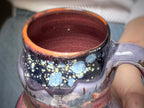 02-B Purple Mountain Majesty Curvy Mug - TOP SHELF MISFIT, 21 oz.