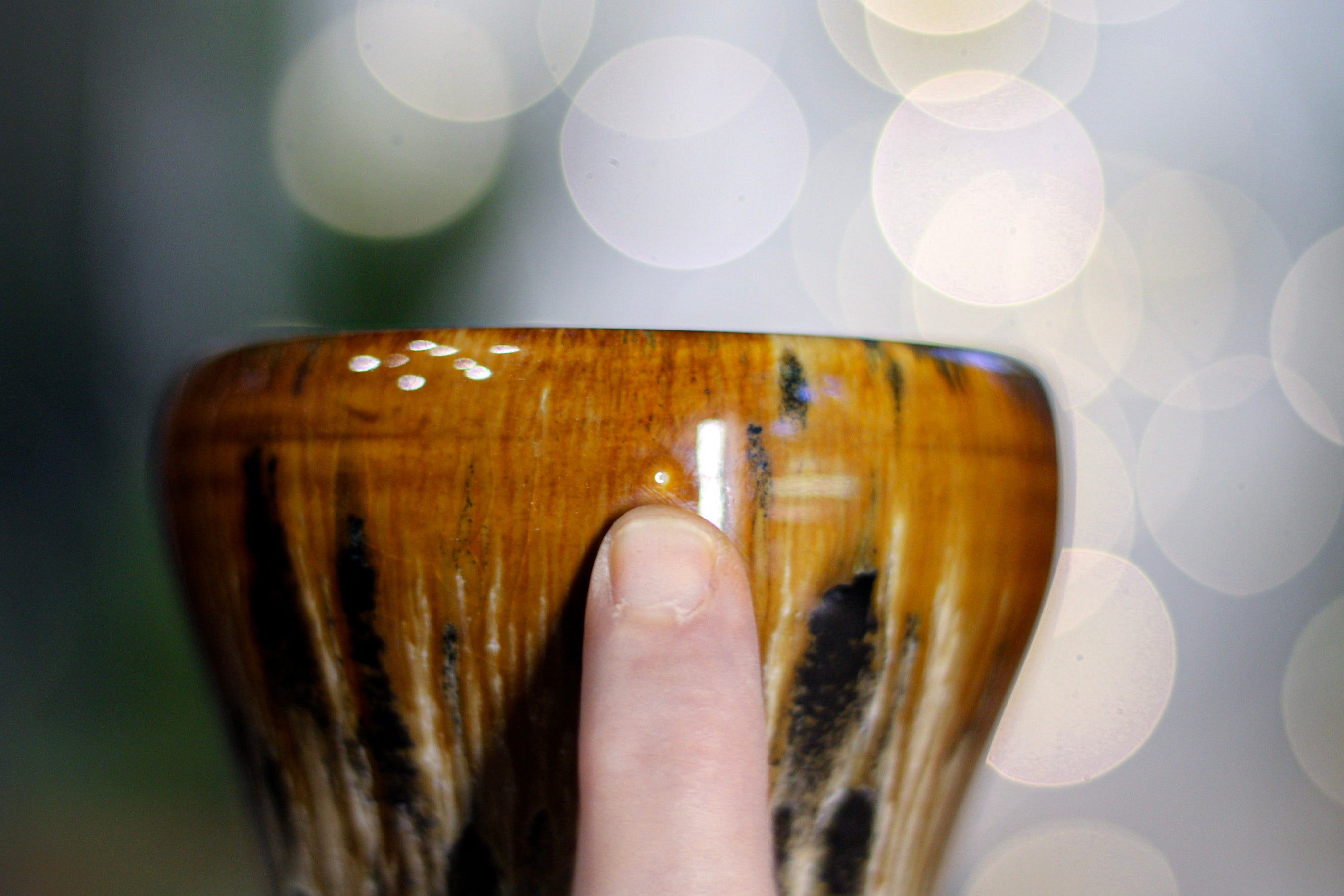 02-B Molten Cheetah Gourd Mug, 24 oz.