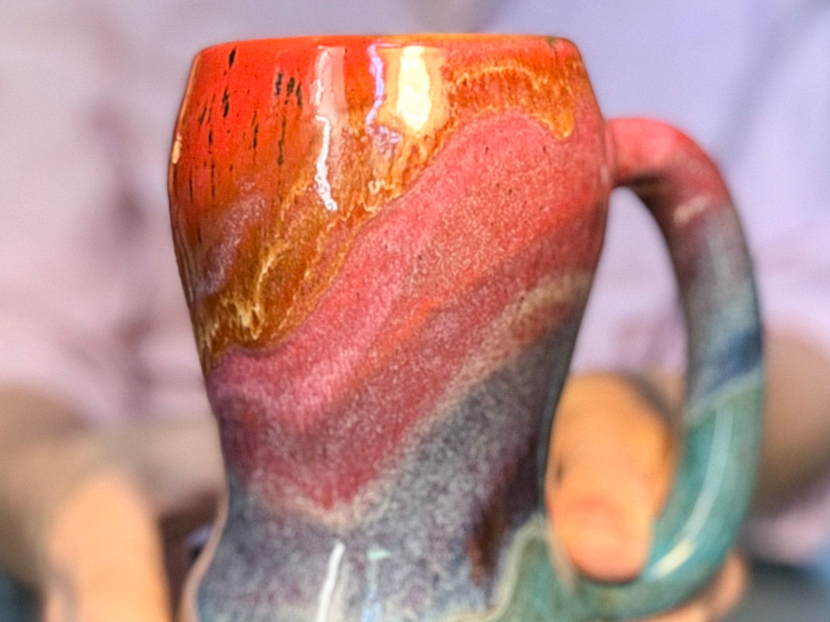 02-D EXPERIMENT Curvy Mug, 17 oz.