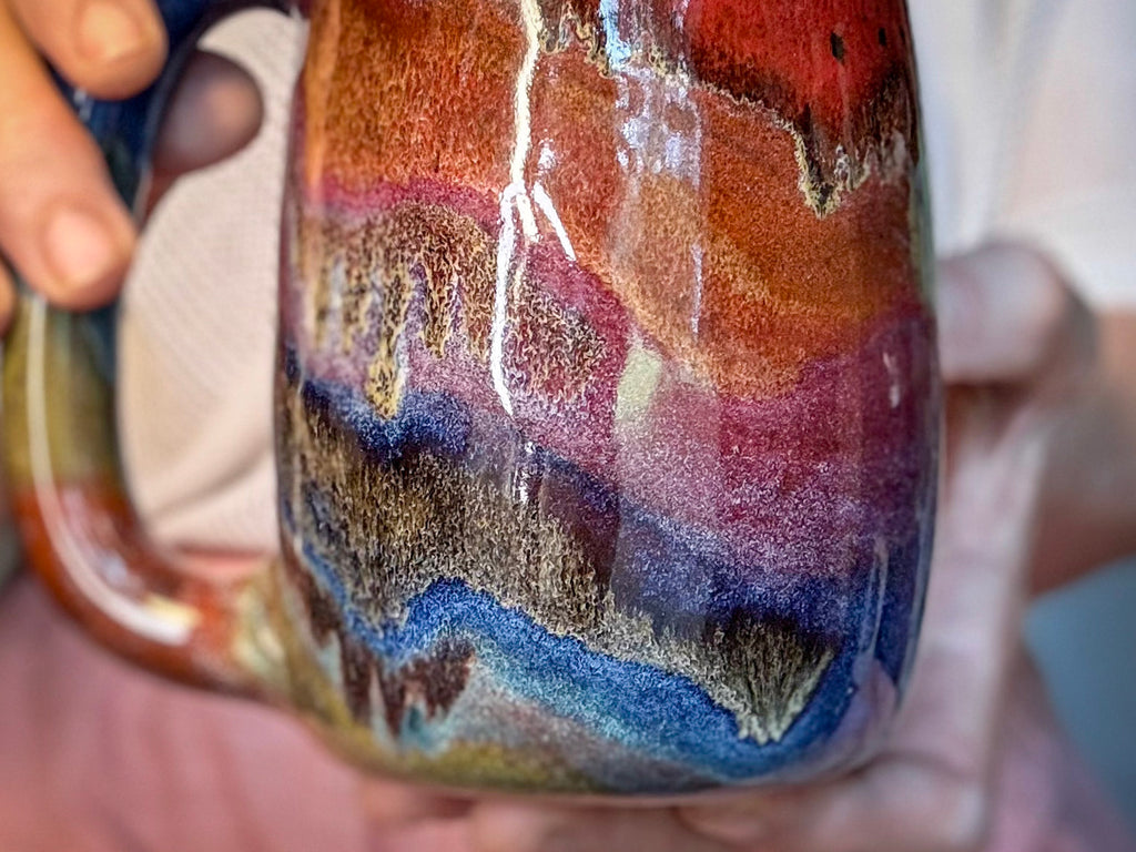 02-C Rainbow Grotto Mug - TOP SHELF, 24 oz.