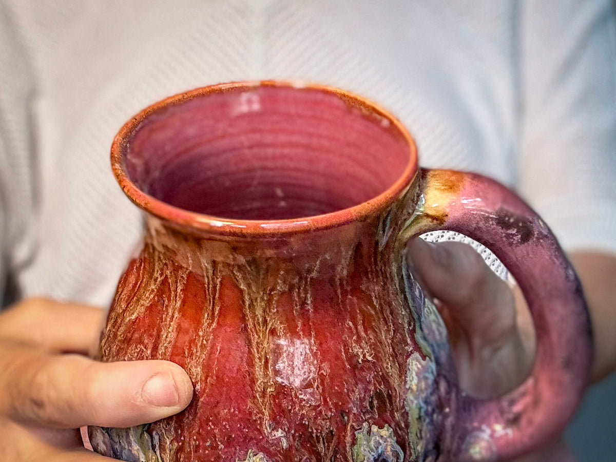 17-E Pink PROTOTYPE Flared Mug, 22 oz.