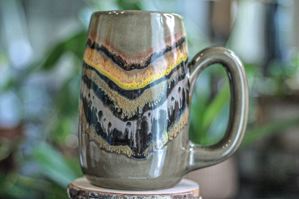 16-B Bumblebee Jasper Mug - MISFIT, 26 oz. - 15% off