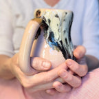 15-D Granny's Lace Gourd Mug, 22 oz.