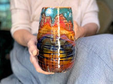 Load image into Gallery viewer, 17-A Rainbow Valley Swirly Mug - MISFIT, 28 oz. - 15% off