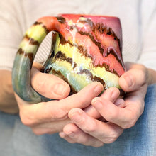 Load image into Gallery viewer, 16-C Rainbow Family Mid Mod Mug, 16 oz.