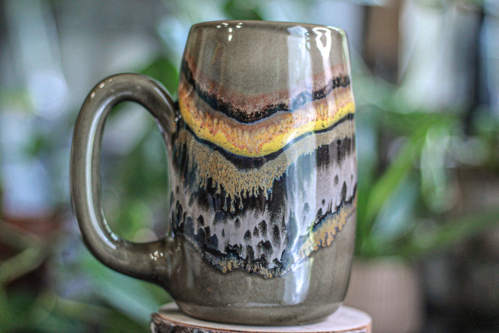 16-B Bumblebee Jasper Mug - MISFIT, 26 oz. - 15% off