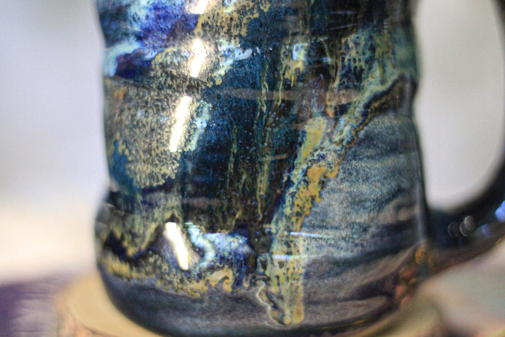 14-D Moody Blues Textured Mug, 21 oz.