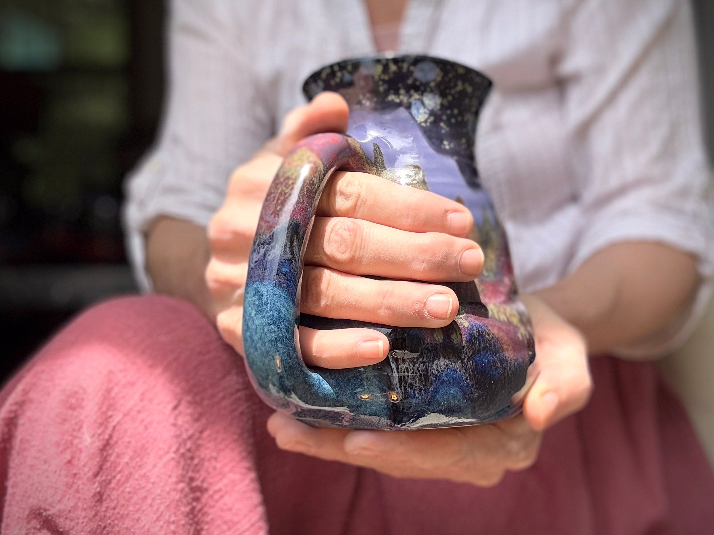 17-B Purple Mountain Majesty Cuddle Mug, 24 oz.