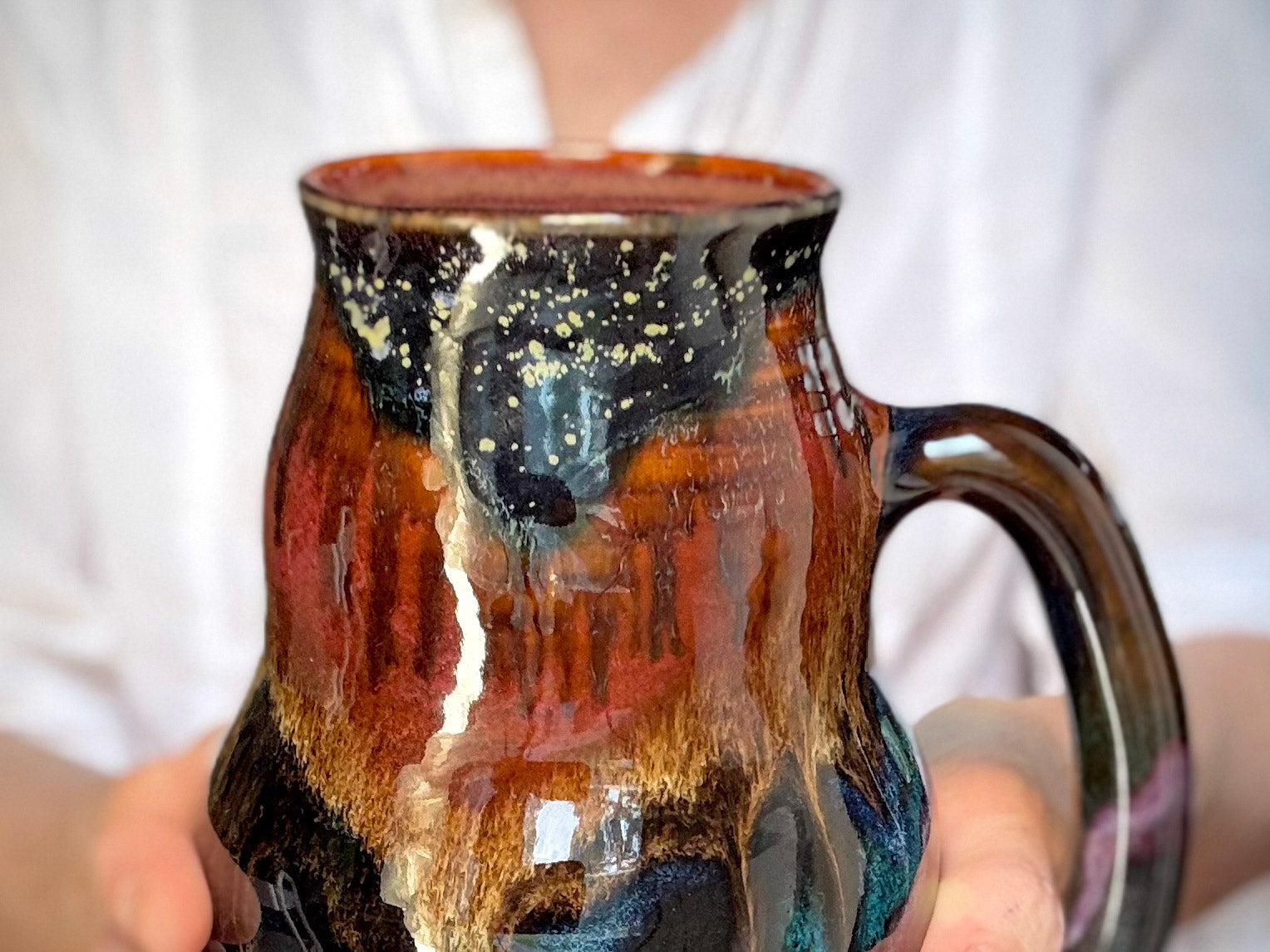 16-B Starry Night Cuddle Mug, 25 oz.