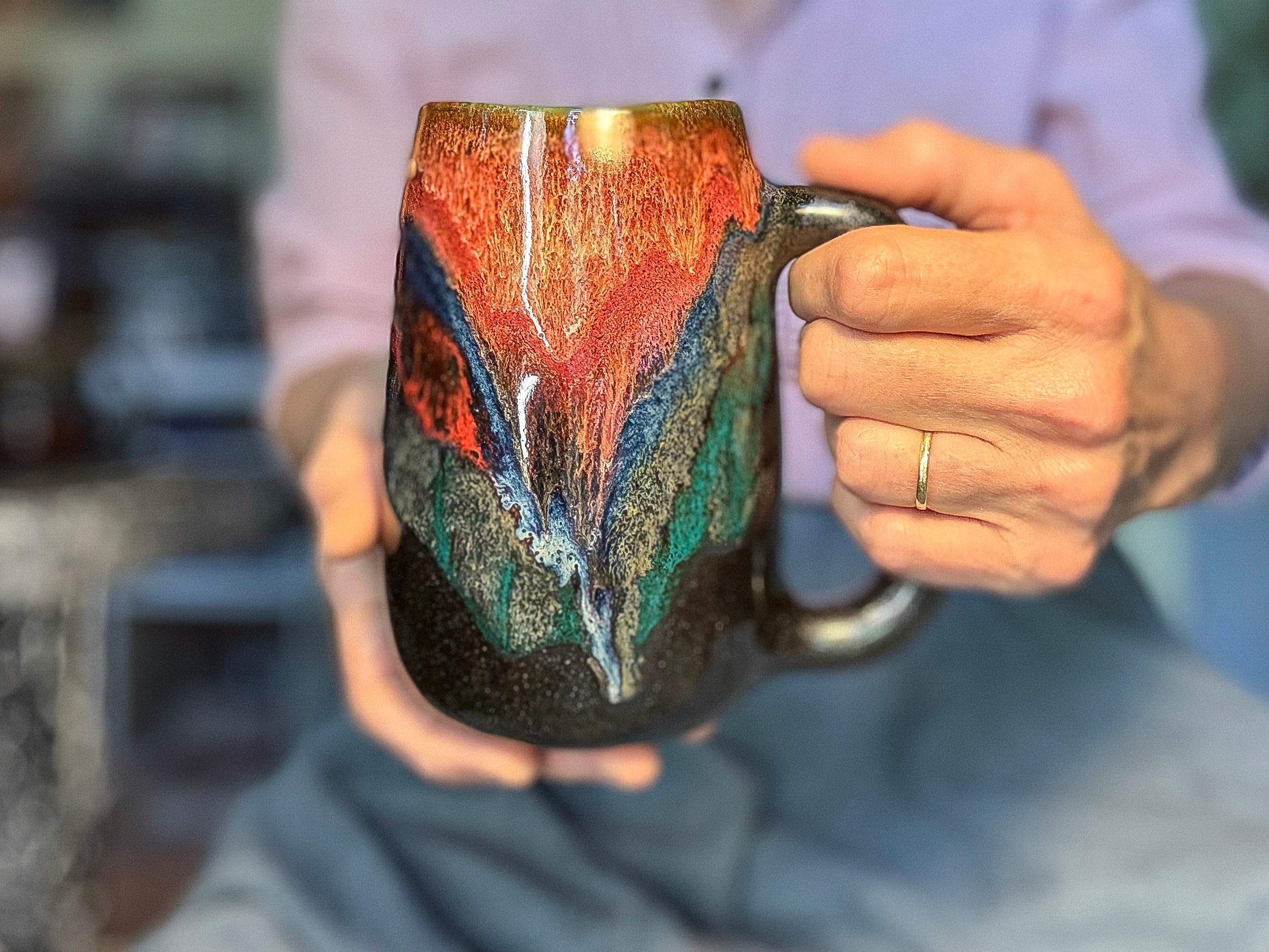 17-C Magenta Haze Mug - TOP SHELF, 22 oz.