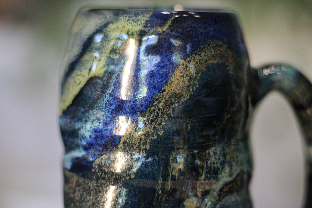 14-D Moody Blues Textured Mug, 21 oz.