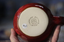 Load image into Gallery viewer, 08-F Red EXPERIMENT Barely Flared Textured Divot Mug, 24 oz.