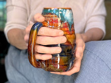 Load image into Gallery viewer, 17-A Rainbow Valley Swirly Mug - MISFIT, 28 oz. - 15% off