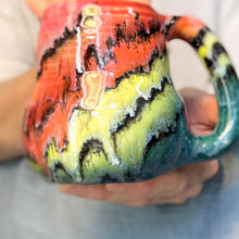 Load image into Gallery viewer, 16-C Rainbow Family Mid Mod Mug, 16 oz.