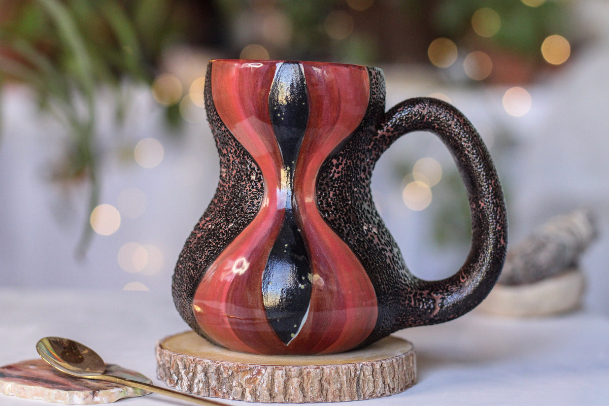 15-B Cosmic Yoni Gourd Mug, 18 oz.