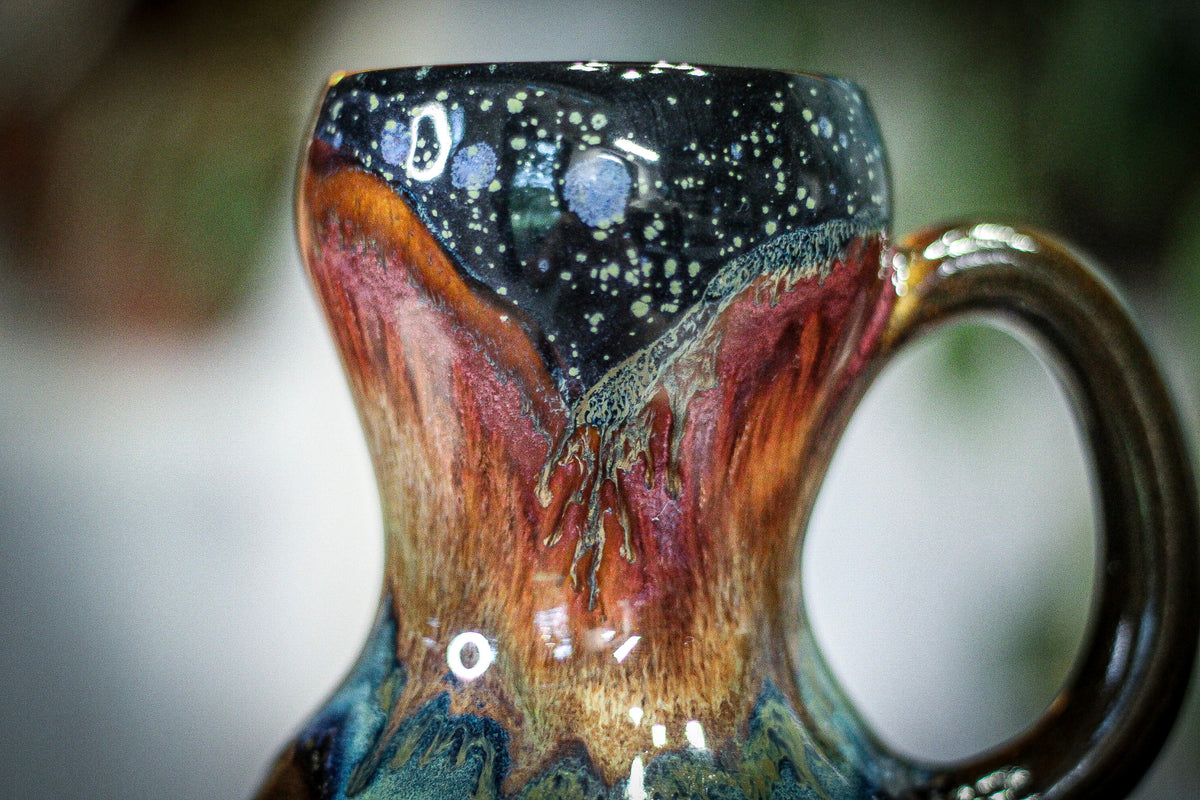 16-B Starry Night Acorn Gourd Mug - TOP SHELF, 23 oz.