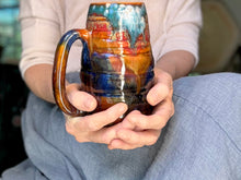 Load image into Gallery viewer, 17-A Rainbow Valley Swirly Mug - MISFIT, 28 oz. - 15% off