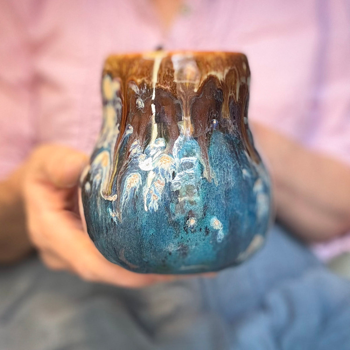 15-E Starburst Curvy Mug, 16 oz.
