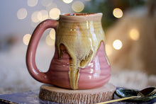 Load image into Gallery viewer, 13-E Lavender EXPERIMENT Barely Flared Textured Divot Mug, 17 oz.