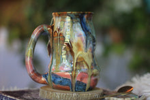 Load image into Gallery viewer, 13-D Messy Grace Notched Barely Flared Textured Divot Mug, 20 oz.