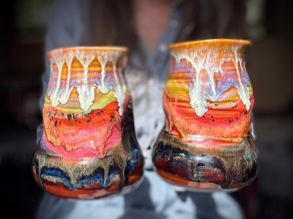 16-E Earthy 'FLOW' Cuddle Mug, 22 oz. (This listing is for one mug)