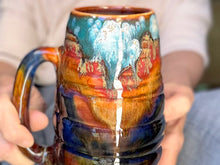 Load image into Gallery viewer, 17-A Rainbow Valley Swirly Mug - MISFIT, 28 oz. - 15% off