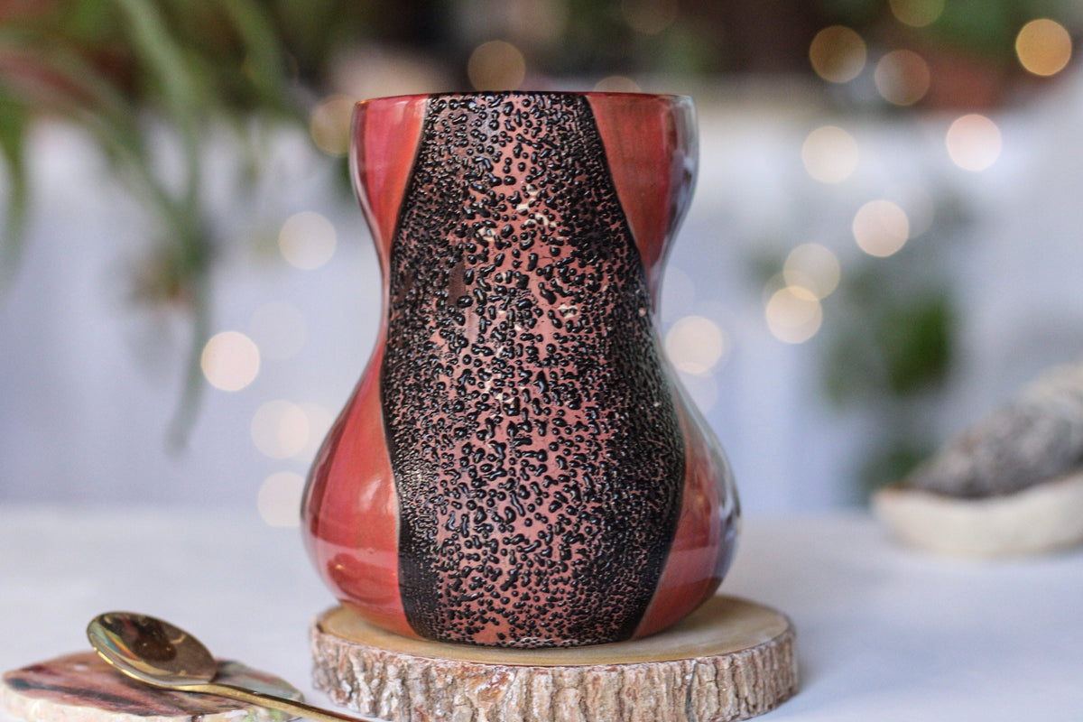 15-B Cosmic Yoni Gourd Mug, 18 oz.