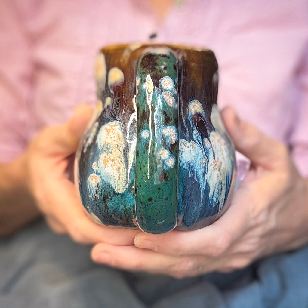 15-E Starburst Curvy Mug, 16 oz.
