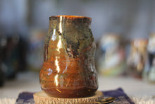 Load image into Gallery viewer, 09-G Brown PROTOTYPE Textured Divot Mug, 20 oz.