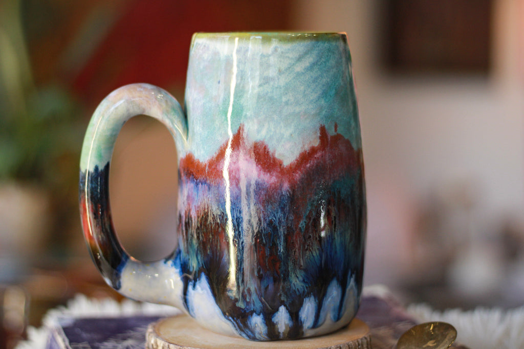 16-H Surprise EXPERIMENT Notched Mug, 24 oz.