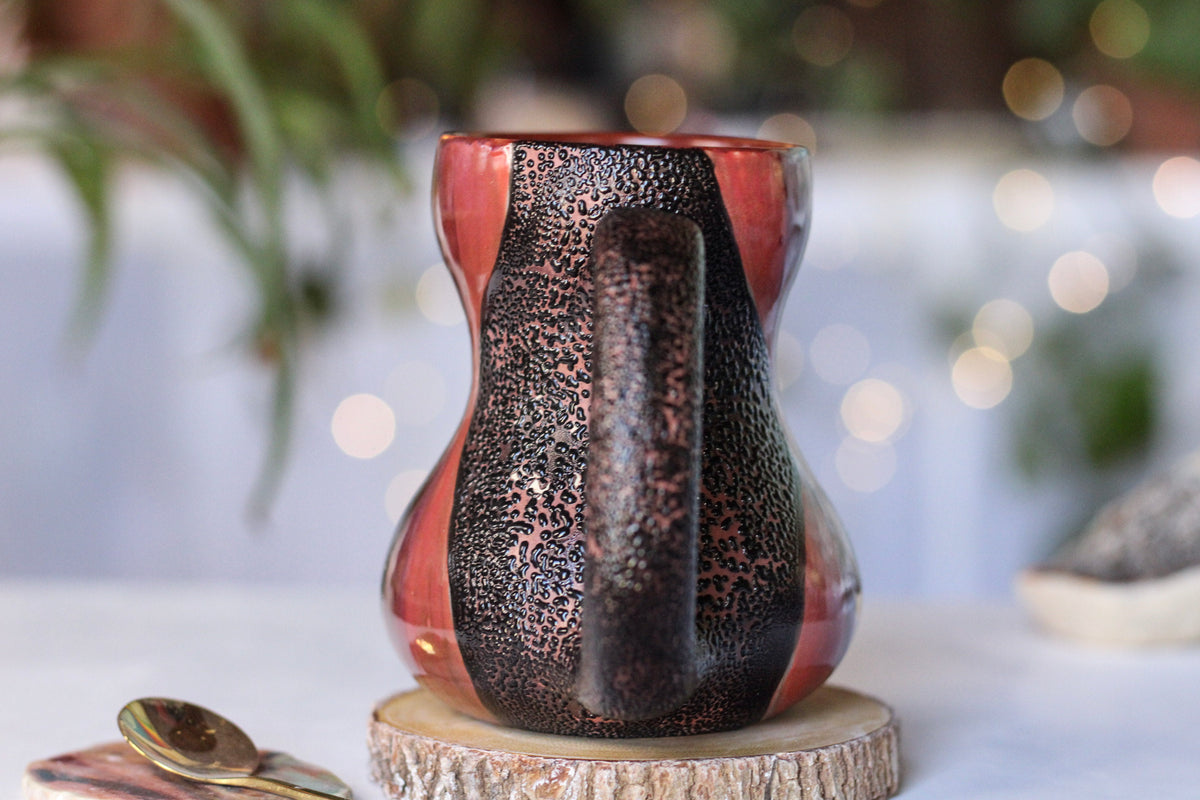 15-B Cosmic Yoni Gourd Mug, 18 oz.