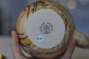 15-B Soft Earth Series PROTOTYPE Acorn Gourd Mug - TOP SHELF, 27 oz.