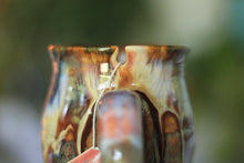 Load image into Gallery viewer, 13-D Messy Grace Notched Barely Flared Textured Divot Mug, 20 oz.