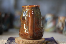 Load image into Gallery viewer, 09-G Brown PROTOTYPE Textured Divot Mug, 20 oz.