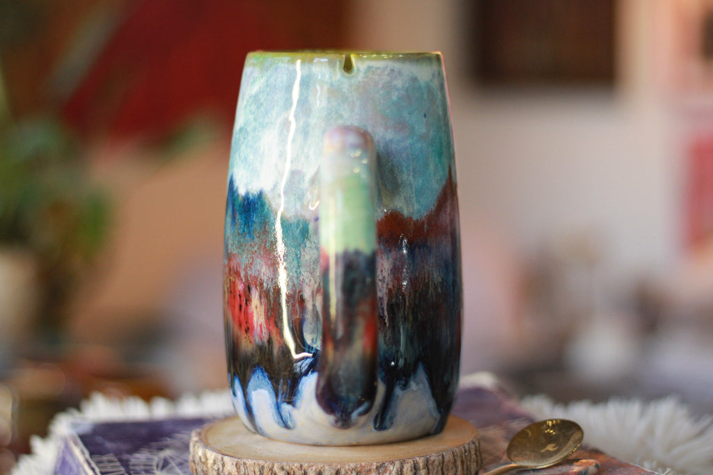 16-H Surprise EXPERIMENT Notched Mug, 24 oz.