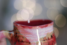 Load image into Gallery viewer, 14-E Red EXPERIMENT Textured Divot Mug, 16 oz.