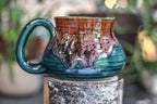 DRAWING WINNER: 16-D Molten Rainbow Cheetah Textured Squat Mug, 20 oz.