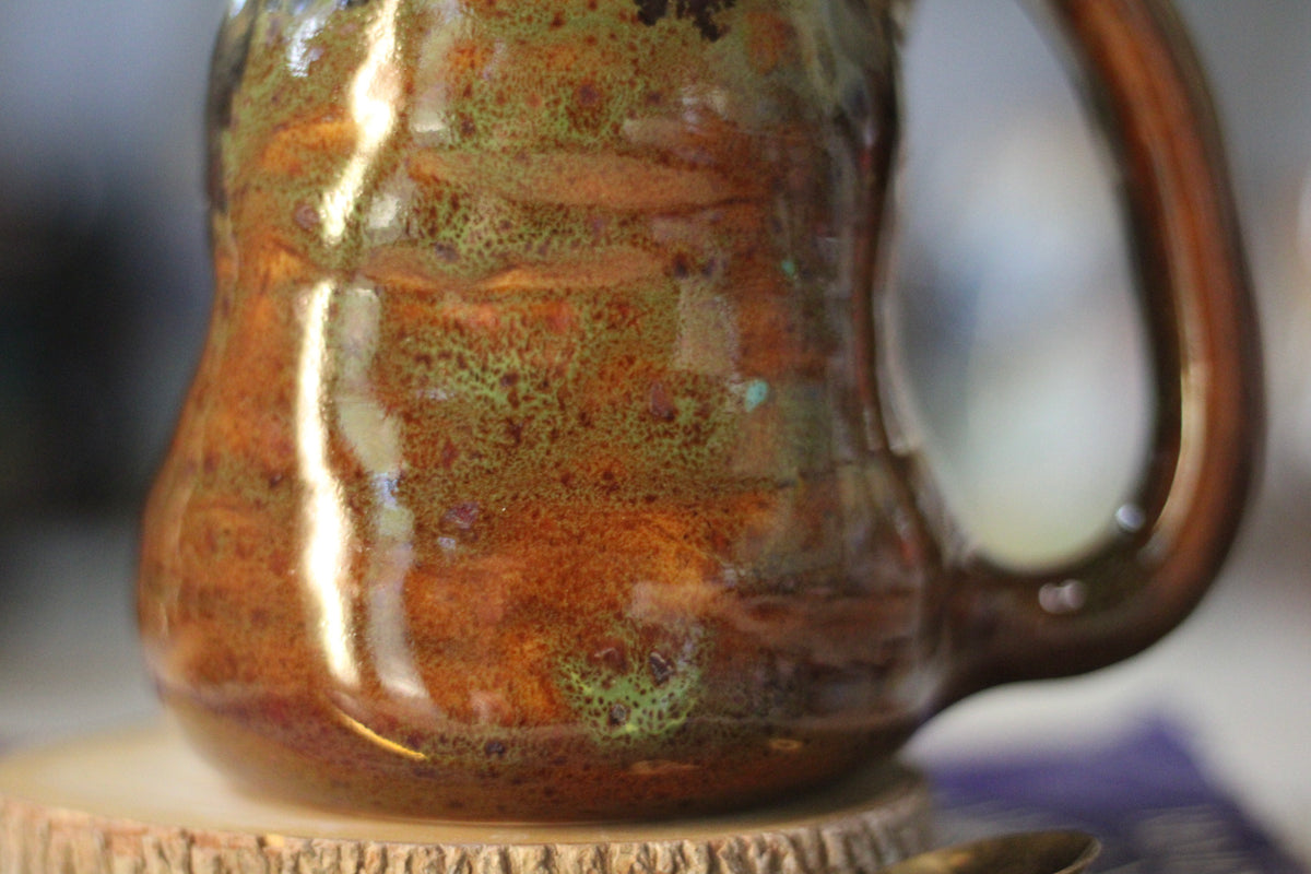 09-G Brown PROTOTYPE Textured Divot Mug, 20 oz.
