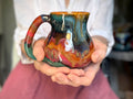 17-D Rainbow PROTOTYPE Flared Mug, 16 oz.