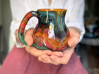 17-D Rainbow PROTOTYPE Flared Mug, 16 oz.