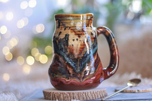 01-B+ Desert Oasis Barely Flared Textured Divot Mug - TOP SHELF NEXT LEVEL, 21 oz.