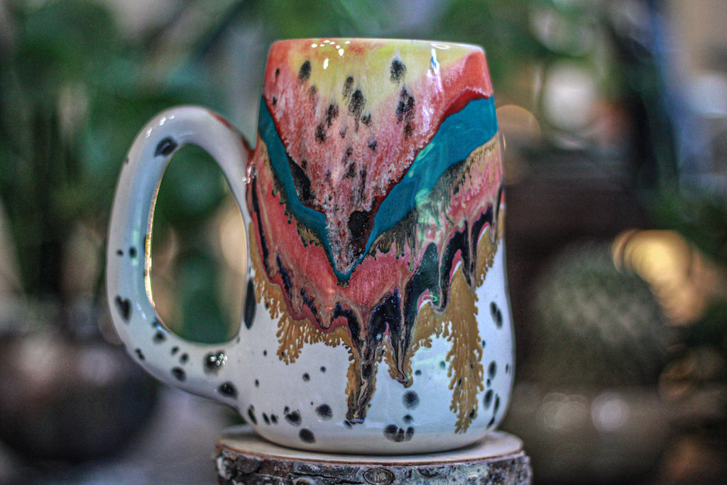 01-B Desert Rainbow Gourd Mug - MINOR MISFIT, 25 oz. - 10% off