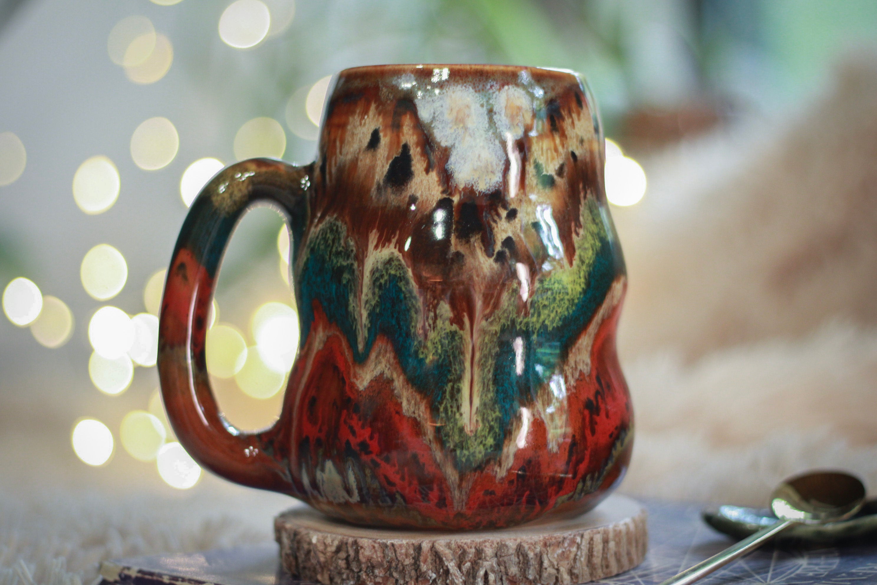01-B Desert Oasis Mug,, 24 oz.