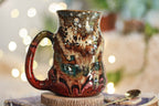 01-B Desert Oasis Barely Flared Textured Divot Mug - TOP SHELF, 25 oz.