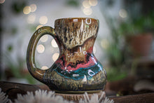 Load image into Gallery viewer, 01-A Molten Cheetah Variation Acorn Gourd Mug - TOP SHELF, 20 oz.